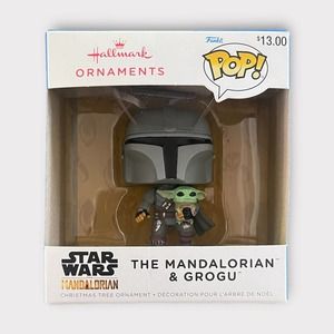 Hallmark Funko Pop THE MANDALORIAN & CHILD Star Wars Ornament Exclusive